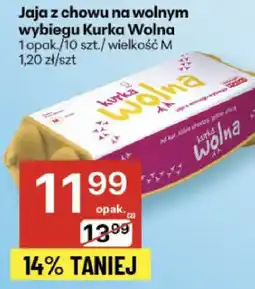 Delikatesy Centrum Jaja z chowu na wolnym wybiegu Kurka Wolna oferta