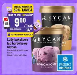 Polomarket Lody bakaliowe lub borówkowe Grycan oferta