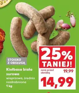 Kaufland Kiełbasa biała surowa Kaufland oferta