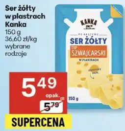 Delikatesy Centrum Ser żółty w plastrach Kanka wybrane rodzaje oferta