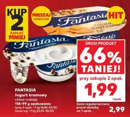 Kaufland Jogurt kremowy Fantasia, różne rodzaje Danone oferta