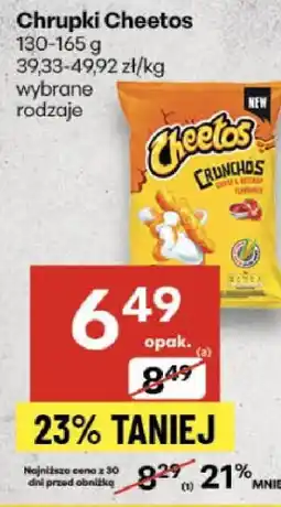 Delikatesy Centrum Chrupki Cheetos wybrane rodzaje oferta