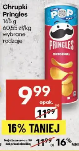 Delikatesy Centrum Chipsy Pringles wybrane rodzaje oferta