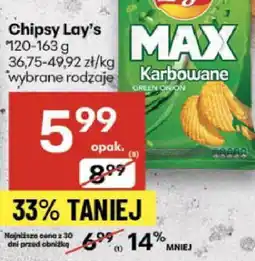Delikatesy Centrum Chipsy Lay's MAX Karbowane wybrane rodzaje oferta