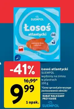 Intermarche Łosoś atlantycki wędzony na zimno w plastrach Suempol oferta