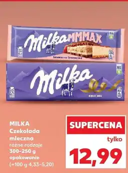 Kaufland Czekolada mleczna 250-300 g, różne rodzaje Milka oferta