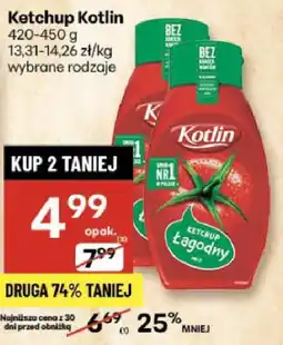 Delikatesy Centrum Ketchup Kotlin wybrane rodzaje oferta