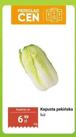 Biedronka Kapusta pekińska luz Biedronka oferta