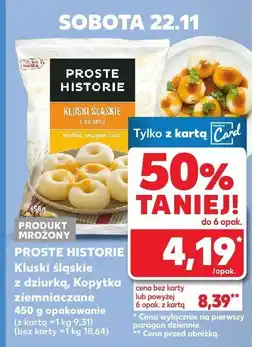 Kaufland Kluski śląskie z dziurką Proste Historie oferta