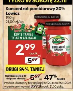 Delikatesy Centrum Koncentrat pomidorowy 30% Łowicz oferta
