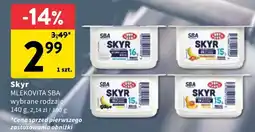 Intermarche Skyr wybrane rodzaje Mlekovita SBA oferta