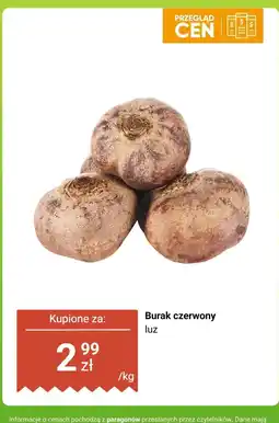 Biedronka Burak czerwony luz Biedronka oferta