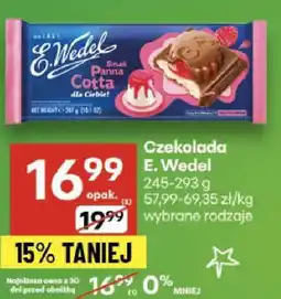 Delikatesy Centrum Czekolada E. Wedel oferta