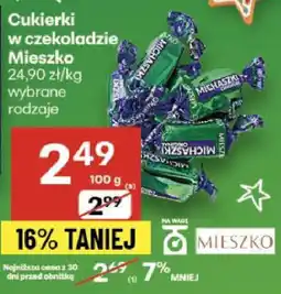 Delikatesy Centrum Cukierki w czekoladzie Mieszko oferta