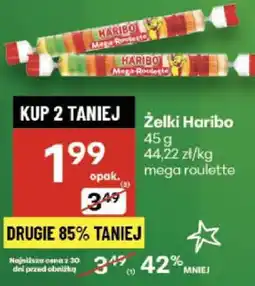 Delikatesy Centrum Żelki Haribo mega roulette oferta
