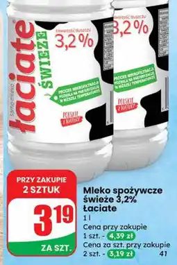 Dino Mleko spożywcze świeże 3,2% Łaciate oferta
