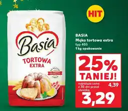 Kaufland Mąka tortowa extra typ 405 1 kg Basia oferta