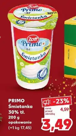 Kaufland Śmietanka 30% tł. 200 g Primo oferta