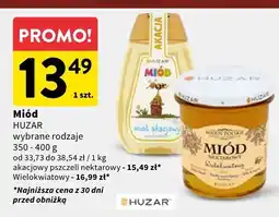 Intermarche Miód wybrane rodzaje Huzar oferta