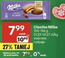 Delikatesy Centrum Ciastka Milka oferta