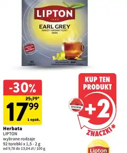 Intermarche Herbata Lipton oferta