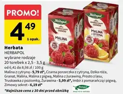 Intermarche Herbata wybrane rodzaje Herbapol oferta
