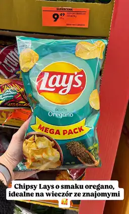 Biedronka Chipsy o smaku oregano Mega Pack Lay's oferta