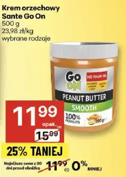 Delikatesy Centrum Krem orzechowy Sante Go On oferta