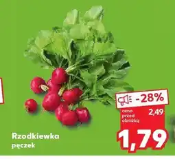 Kaufland Rzodkiewka pęczek Kaufland oferta