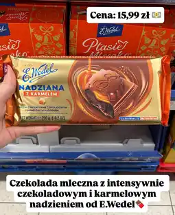 Biedronka Czekolada mleczna Nadziana z karmelem E.Wedel oferta