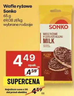 Delikatesy Centrum Wafle ryżowe Sonko oferta