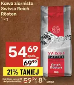 Delikatesy Centrum Kawa ziarnista Swisso Reich Rösten 1 kg oferta