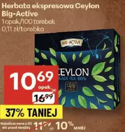 Delikatesy Centrum Herbata ekspresowa Ceylon Big-Active 1 opak./100 torebek oferta
