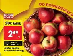 Biedronka Jabłka polskie czerwone na wagę Biedronka oferta