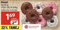 Delikatesy Centrum Donut La Lorraine 56-57 g wybrane rodzaje oferta