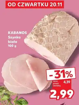 Kaufland Szynka biała 100 g KABANOS oferta