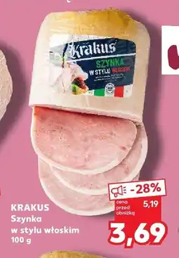 Kaufland Szynka w stylu włoskim 100 g KRAKUS oferta