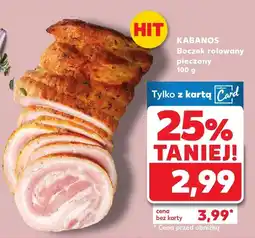 Kaufland Boczek rolowany pieczony KABANOS oferta