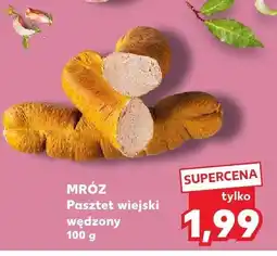 Kaufland Pasztet wiejski wędzony Mróz oferta