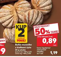 Kaufland Bułka muszelka z kiełkami żyta 134 g Kaufland oferta