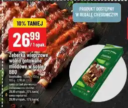 Polomarket Żeberka wieprzowe wolno gotowane miodowe w sosie BBQ Goodvalley, Topas oferta
