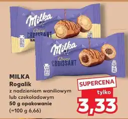 Kaufland Rogalik z nadzieniem waniliowym 50 g Milka oferta