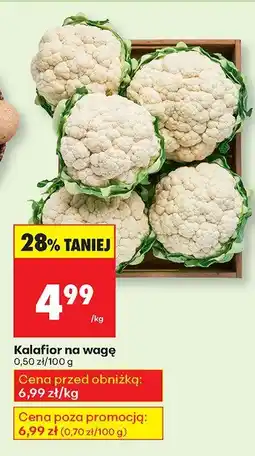 Biedronka Kalafior na wagę Biedronka oferta