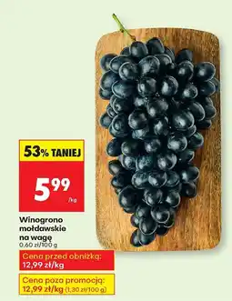 Biedronka Winogrona mołdawskie na wagę Biedronka oferta