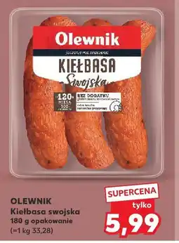 Kaufland Kiełbasa swojska 180 g Olewnik oferta