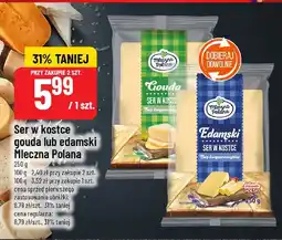 Polomarket Ser w kostce gouda lub edamski Mleczna Polana oferta
