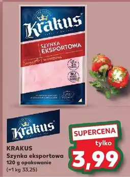 Kaufland Szynka eksportowa 120 g Krakuś oferta
