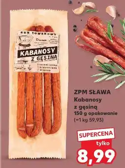 Kaufland Kabanosy z gęsiną 100 g ZPM Sława oferta