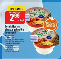 Polomarket Sernik Neo na zimno z galaretką i owocami wybrane rodzaje El-Mar 180g oferta