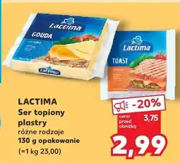 Kaufland Ser topiony plastry, różne rodzaje Lactima oferta